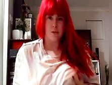 Redhead Bbw With Big Boobs Blowjob Tittyjob Facial