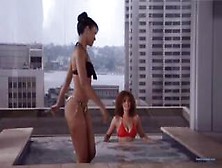 Candice Patton Hot Bikini Video