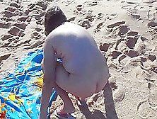 Chubby Brazilian Wifey Nude On Public Beach