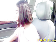 Horny Thai Teen Aria Skye Fucks Hard For A Car Ride