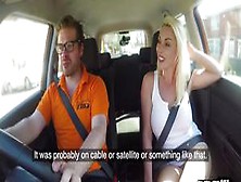 Bigboob British Girl Sucks Off Instructor In The Car