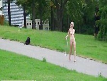 Spectacular Public Nudity Movie With Hot Lucie