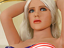 Big Titted Milf American Sex Doll In Bikini