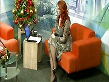 Lady With Long Legs At Tv Show 9