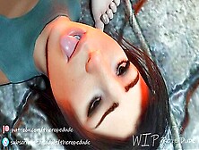 Daring 3D Beauty Licking Wet Slits