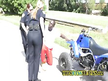 Slutty White Female Cops Enjoy Fucking Their Black Suspects Everytime.