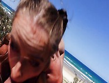 Secretcrush4K - Cum In Me On Outdoor Beach With Freutoy