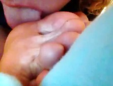 Self Toe Sucking On Webcam