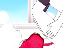 Pounding Chisato Nishikigi At School Lycoris Recoil Animated Uncensored