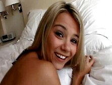 Amazing Blonde Gets Rod In Her Puffy Twat