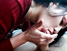 Side Pose Car Blowjob - She Swallows All The Cum