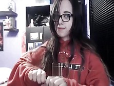 Emo Teen Show Her Big Boobs On Webcam Part 01