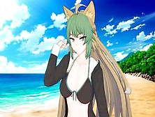Fate Grand Order: Hot Beach Sex With Atalanta (3D Hentai)