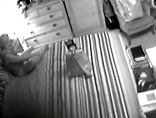 My Mum In Bed Room Masturbating Good.  Hidden Cam