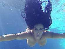 Astounding Holly Halston And Xander Corvus Go Hardcore Inside A Pool