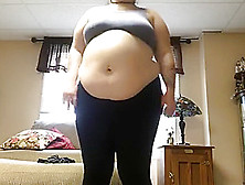 Gorgeous College Girl Fatty Tries To Exercise