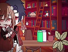 // James And Mrs.  Liya Hooking Up In The School Library // Gacha Club //