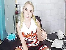 Aubrey Sinclair - Horny Cheerleader Takes Vr Cumshot
