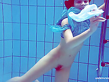 Hot Tight Youngster Marusia Swims Naked Underwater