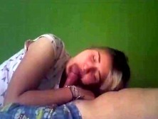 Polish Girl Blowjob Cum Swallow