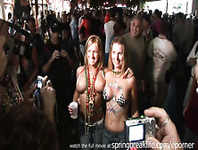 Fantasy Fest Party Girls - Public Nudity