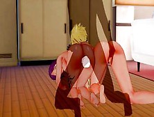 Bleach Yoruichi And Harribel Suck And Plowed Random Dick (3D Anime)