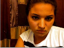 Cute Arab Girl Solo On Webcam