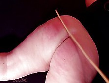 Redhead Bbw Teen Receives Butt Caning - Amateur Bdsm