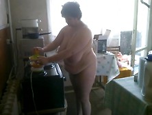 Vanya Naked In Kitchen 4