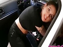 German18 - German Teen Catch And Fuck At Public Car