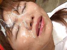 Beauty From Asia Is Getting Sperm On Her Face