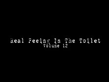 Real Peeing In The Toilet