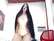 Sexy Long Haired Colombian Striptease,  Long Hair,  Hair