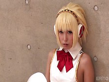 Attractive Flat Chested Japanese Teen Gal Chika Arimura Is Attending In Cosplay Xxx Movie