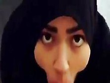 Egyptian Real Hijabi Muslim Sucking Cock