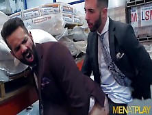 Warehouse Anal With Classy Businessmen