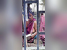 Exclusive- Desi Aunty Boob Capture By Neighbor