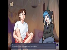 Blue Hair,  Pc Gameplay,  Adult Visual Novel