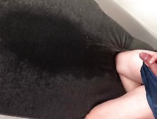 Desperate Piss On Stepmoms Couch Huge Mess (Wetting, Moaning)