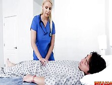 Busty Nurse Takes Her Patients Cock