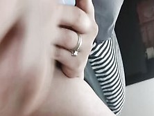 Fiance Plays With Booty Plug,  Dildo And Sex Toy