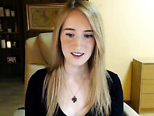 Tasty Amateur Blonde Babe Masturbating On Web Cam
