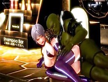 New Ivy Valentine Cosplay Has Sex With A Ork Man Into Hottie Anime Animation