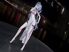 【Hentai Mmd】Hentai Girl Strip Dance With Sexy Translucent China Dress / Hatsune Miku
