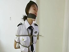 Asian Cop Girl Bondage