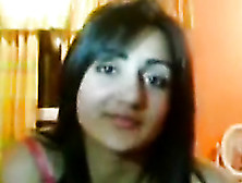 Good-Looking Indian Teases On Webcam