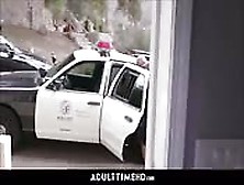 Blonde Teen Fucked By Two Police Officers
