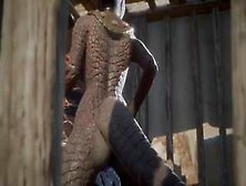Dragon Futa Breeds Naga Slut With Her Love