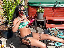Bikini Ebony Milf Payton Banks Gets Her Pussy Pounded Outdoors