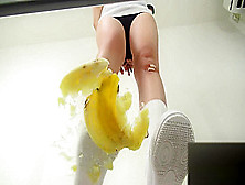 Banana Crush Japanese Food Foot Crush U4E0Au5C65U304Du30D5U30Fcu30C9U30Afu30E9U30C3U30B7U30E5
